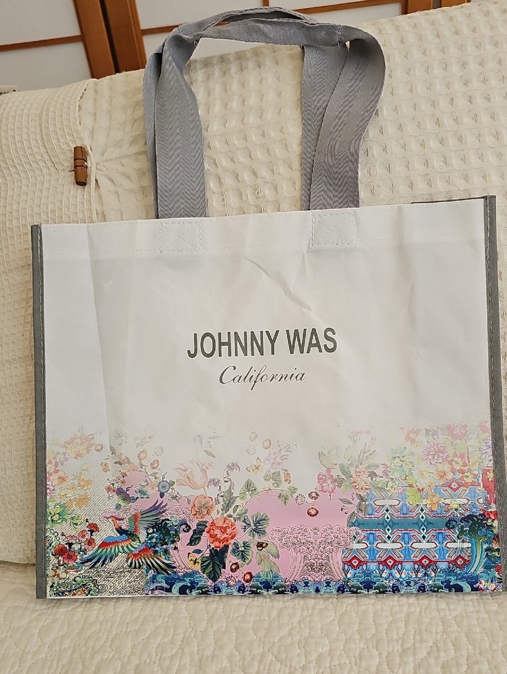 Johnny Was California Reusable Shopping Tote Bag NWOT